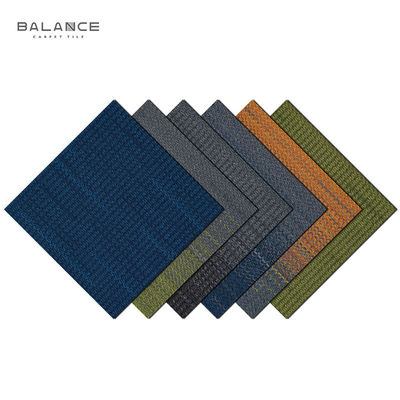 호텔 오피스 복도 시상식 벽 50x50cm PVC 뒷면과 함께 상업용 카펫 타일