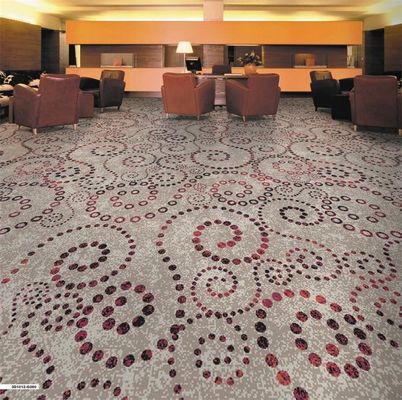 5성급 호텔 발룸 장식용 Axminster Cut Pile Pattern Carpet Roll