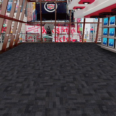 1/12'' 투프팅 가이드 파란색 카펫 타일 PVC 뒷면 및 6.0mm 전체 두께