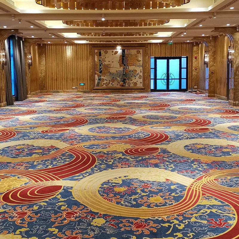 럭셔리 호텔 침실 바닥 카펫 및 카펫 숙소 저항 스파일 무게 1000-2606g/sqm