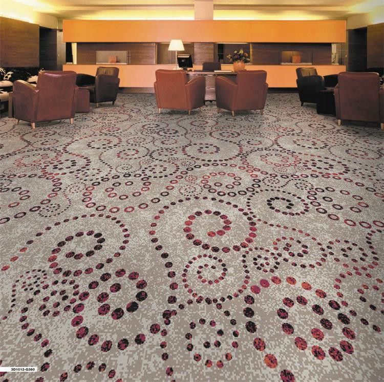 5성급 호텔 발룸 장식용 Axminster Cut Pile Pattern Carpet Roll